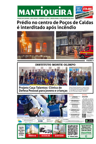 Mantiqueira - Edição de 09 de Agosto de 2024