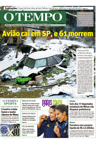 O TEMPO - Edição de 10 de Agosto de 2024