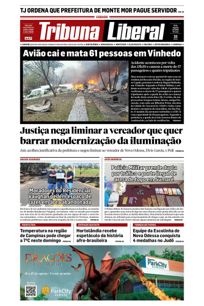 Tribuna Liberal - Edição de 10 de Agosto de 2024