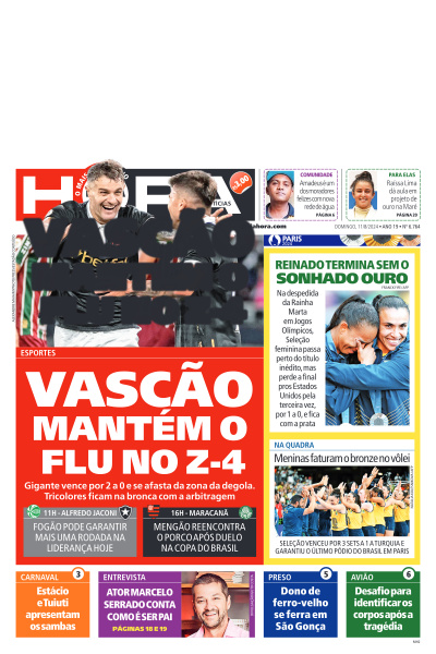 MEIA HORA - Edição de 11 de Agosto de 2024