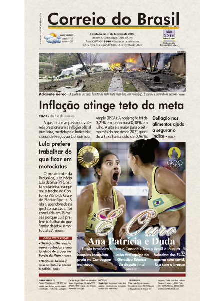 Correio do Brasil - Edição de 12 de Agosto de 2024