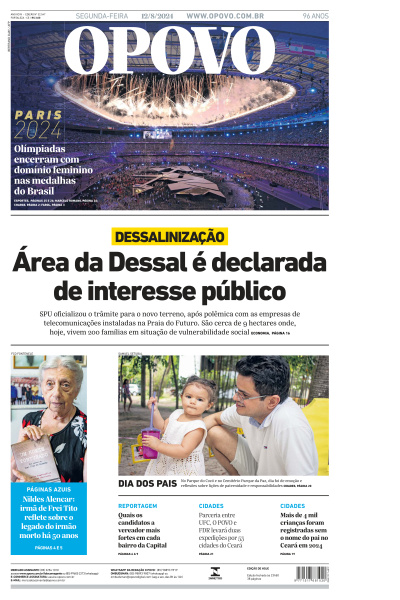 O POVO - Edição de 12 de Agosto de 2024