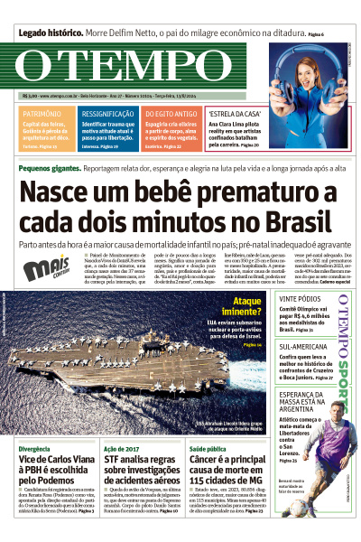 O TEMPO - Edição de 13 de Agosto de 2024
