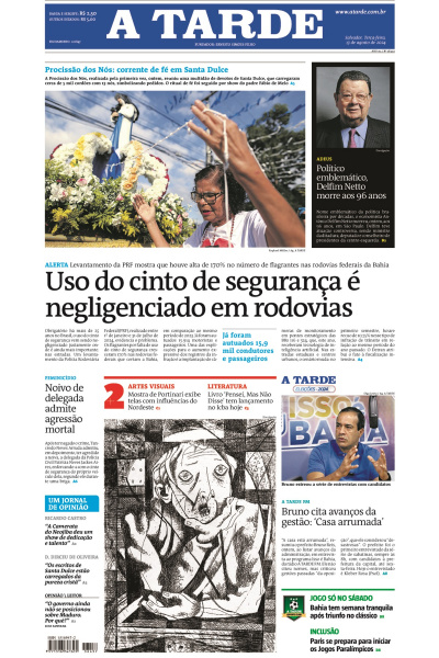 A TARDE - Edição de 13 de Agosto de 2024