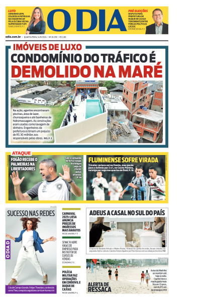 O DIA - Edição de 14 de Agosto de 2024