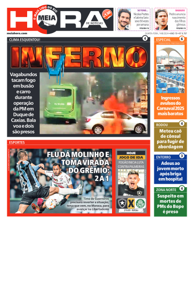 MEIA HORA - Edição de 14 de Agosto de 2024