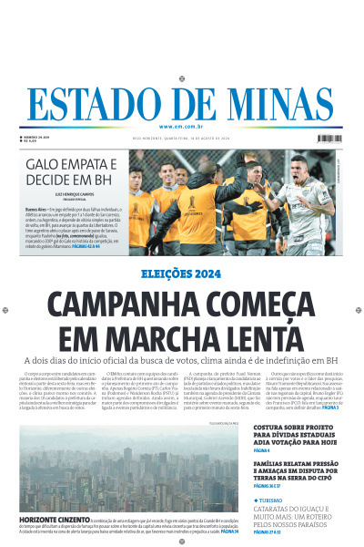 Estado de Minas - Edição de 14 de Agosto de 2024