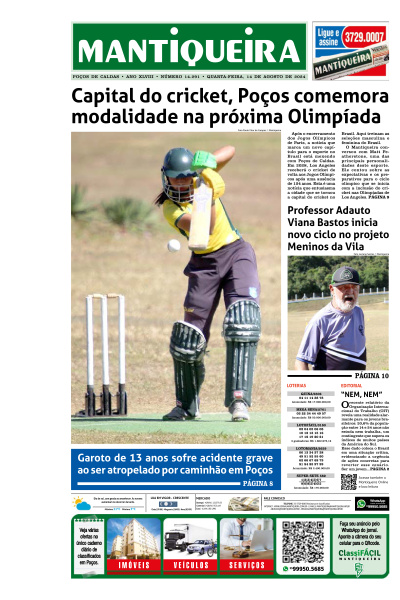 Mantiqueira - Edição de 14 de Agosto de 2024