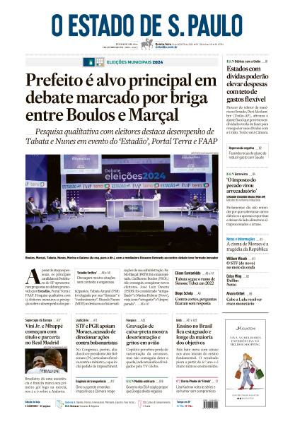 Estadão - Edição de 15 de Agosto de 2024
