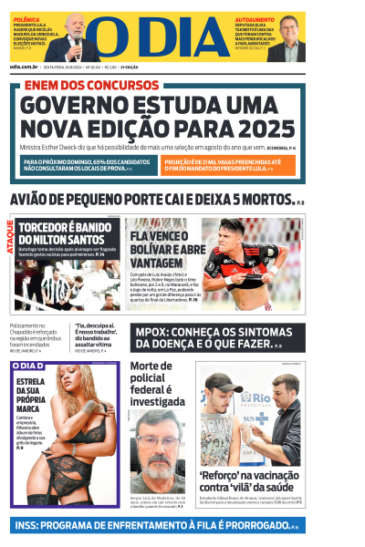 O DIA - Edição de 16 de Agosto de 2024