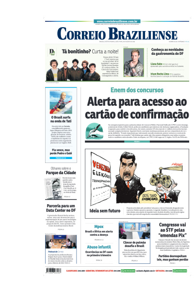 Correio Braziliense - Edição de 16 de Agosto de 2024