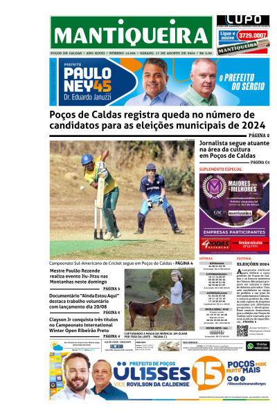 Mantiqueira - Edição de 17 de Agosto de 2024