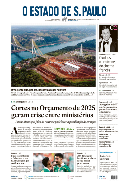 Estadão - Edição de 19 de Agosto de 2024