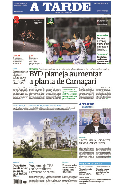A TARDE - Edição de 20 de Agosto de 2024