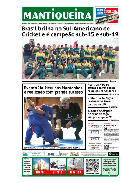 Mantiqueira - Edição de 20 de Agosto de 2024