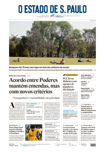 Estadão - Edição de 21 de Agosto de 2024