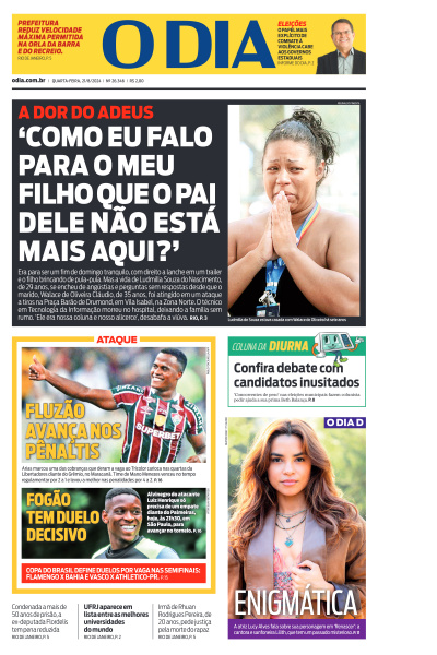 O DIA - Edição de 21 de Agosto de 2024