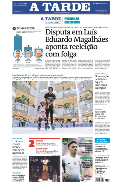 A TARDE - Edição de 22 de Agosto de 2024