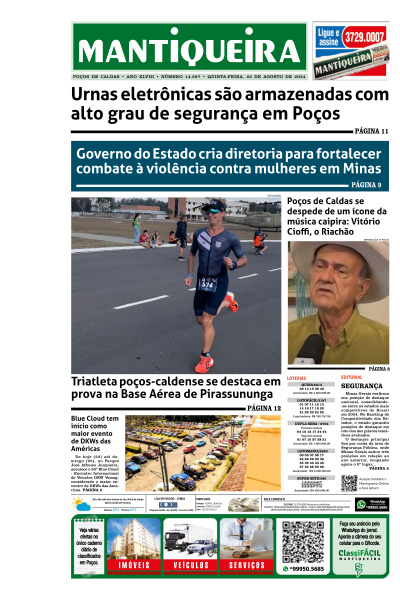 Mantiqueira - Edição de 22 de Agosto de 2024