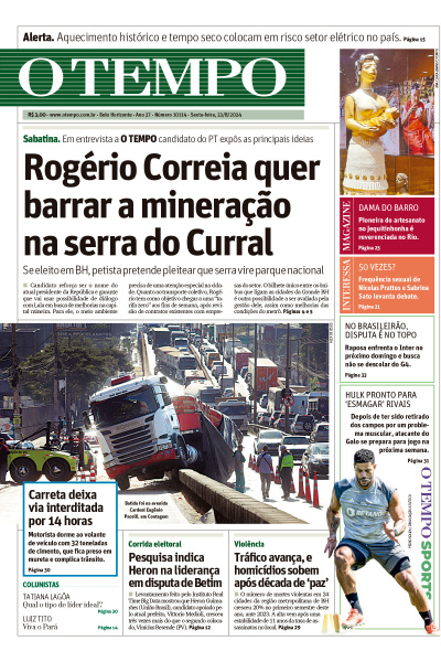 O TEMPO - Edição de 23 de Agosto de 2024