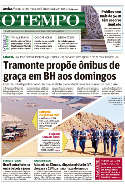 O TEMPO - Edição de 24 de Agosto de 2024