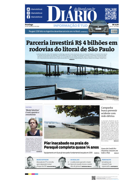 Diário do Litoral - Edição de 25 de Agosto de 2024