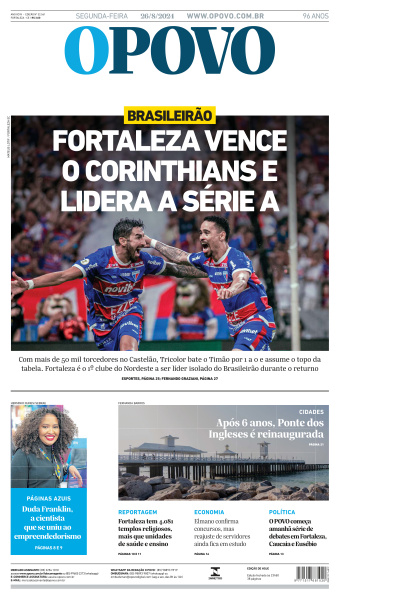 O POVO - Edição de 26 de Agosto de 2024