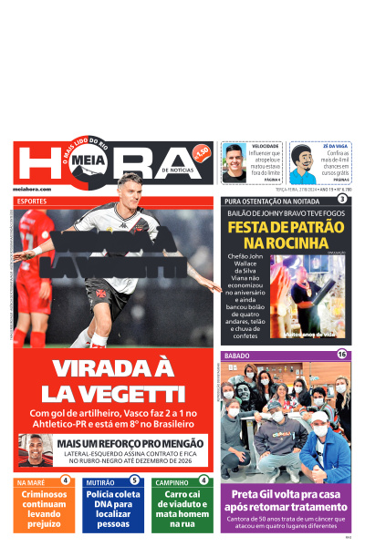 MEIA HORA - Edição de 27 de Agosto de 2024