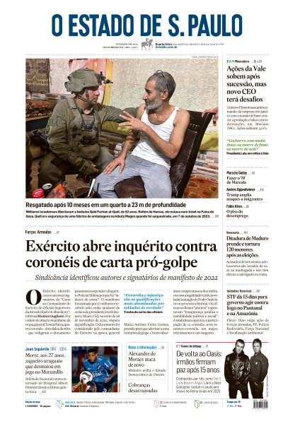 Estadão - Edição de 28 de Agosto de 2024