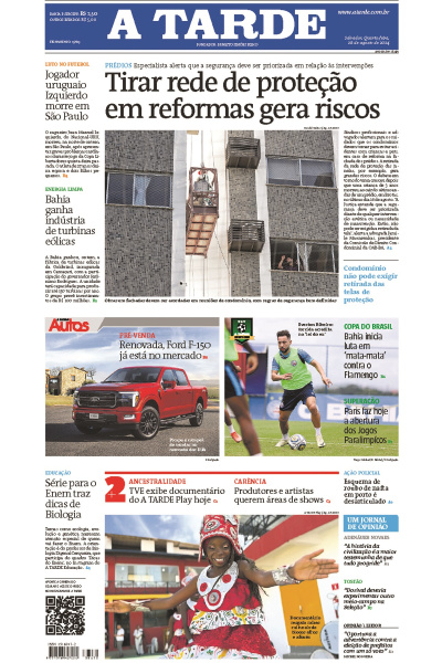 A TARDE - Edição de 28 de Agosto de 2024