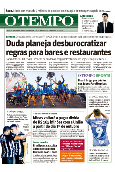 O TEMPO - Edição de 29 de Agosto de 2024