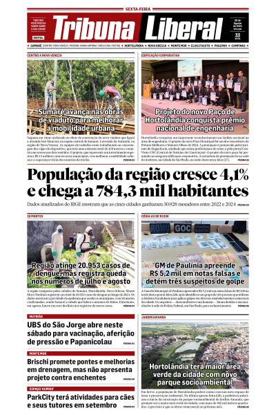 Tribuna Liberal - Edição de 30 de Agosto de 2024
