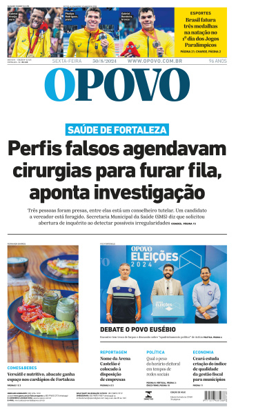 O POVO - Edição de 30 de Agosto de 2024