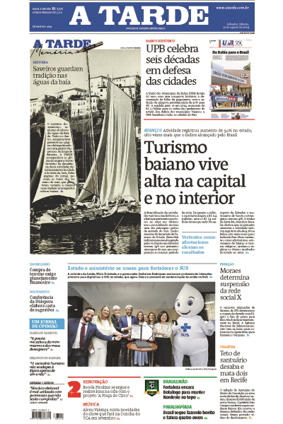 A TARDE - Edição de 31 de Agosto de 2024