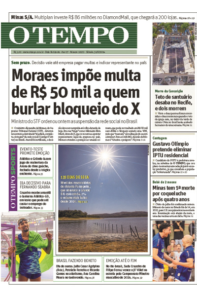 O TEMPO - Edição de 31 de Agosto de 2024