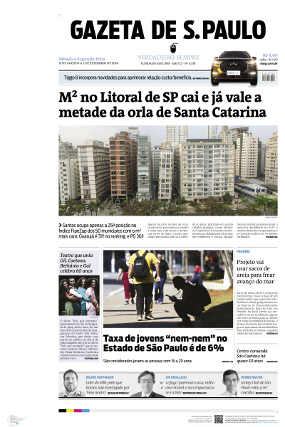 Gazeta de S. Paulo - Edição de 01 de Setembro de 2024