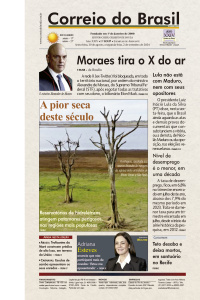 Correio do Brasil - Edição de 01 de Setembro de 2024
