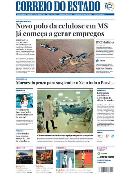 Correio do Estado - Edição de 01 de Setembro de 2024