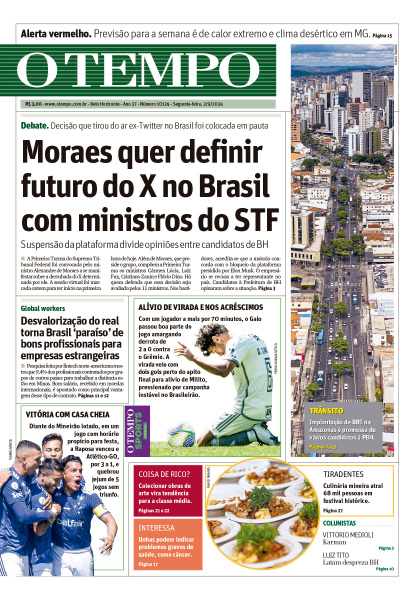 O TEMPO - Edição de 2 de Setembro de 2024
