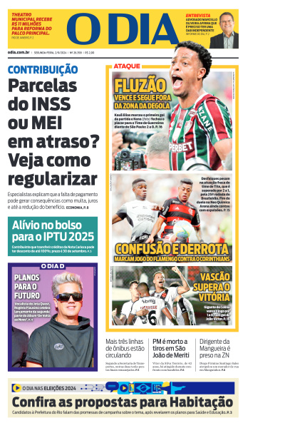 O DIA - Edição de 02 de Setembro de 2024