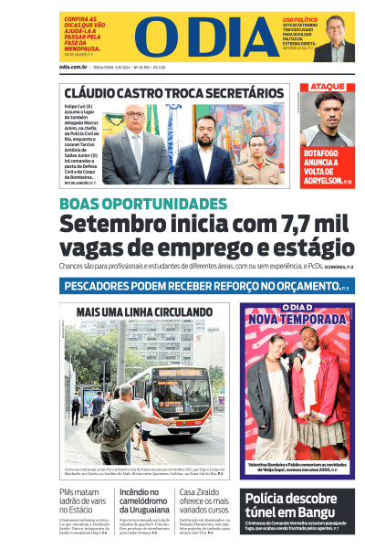 O DIA - Edição de 03 de Setembro de 2024