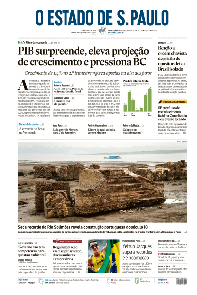 Estadão - Edição de 04 de Setembro de 2024