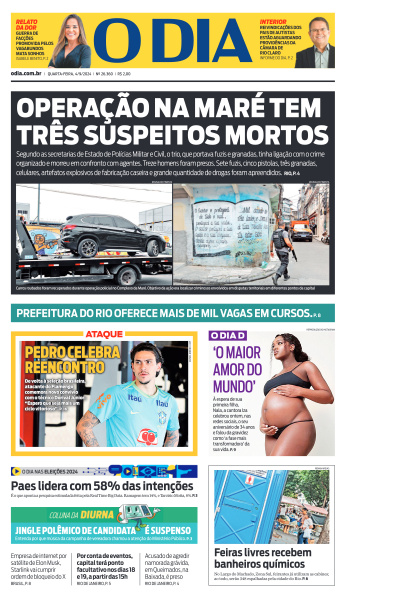 O DIA - Edição de 04 de Setembro de 2024