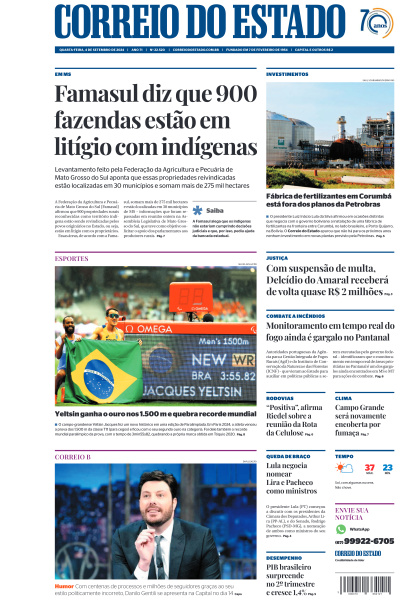 Correio do Estado - Edição de 04 de Setembro de 2024