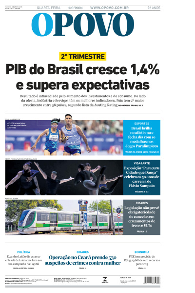 O POVO - Edição de 04 de Setembro de 2024