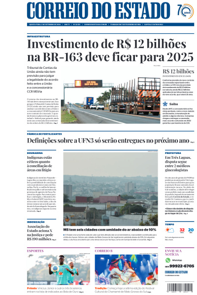 Correio do Estado - Edição de 05 de Setembro de 2024