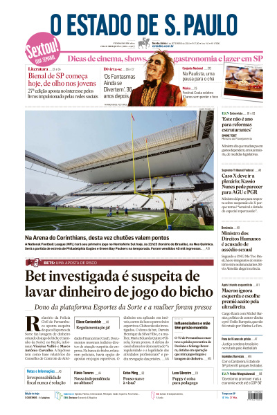 Estadão - Edição de 06 de Setembro de 2024