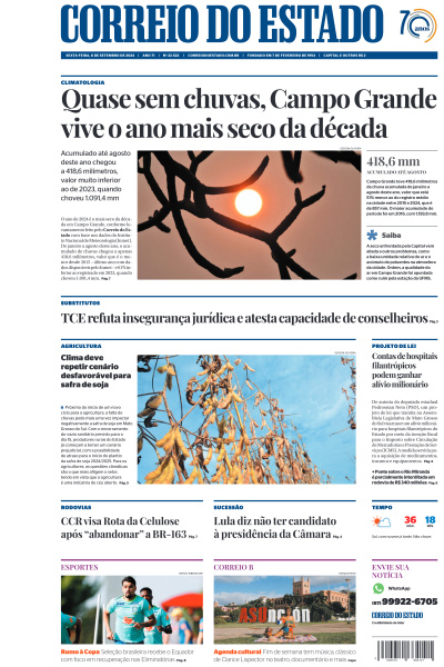 Correio do Estado - Edição de 06 de Setembro de 2024