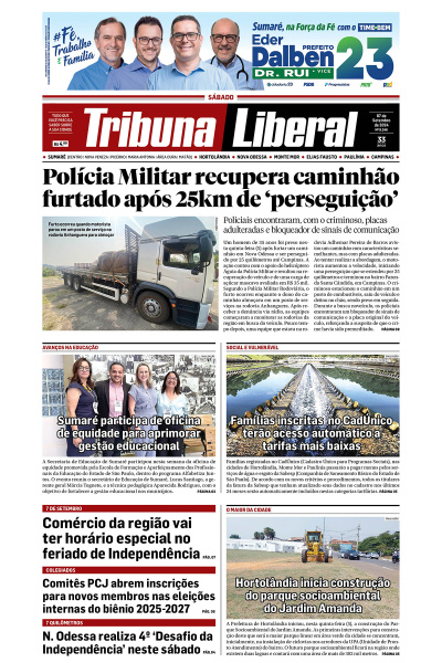 Tribuna Liberal - Edição de 07 de Setembro de 2024