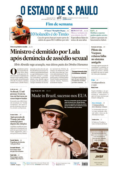 Estadão - Edição de 07 de Setembro de 2024